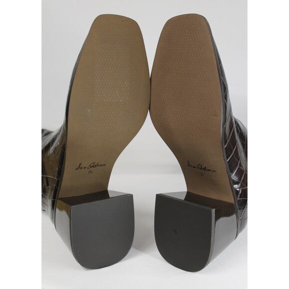 *NEW WITHOUT BOX* SAM EDELMAN WADE ESPRESSO KNEE HIGH BOOT - Picture 8 of 9